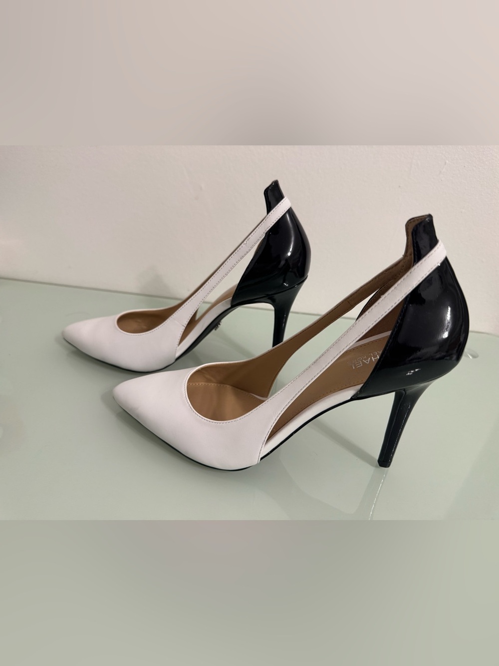 Michael Kors Elegant Black & White Stiletto Heels